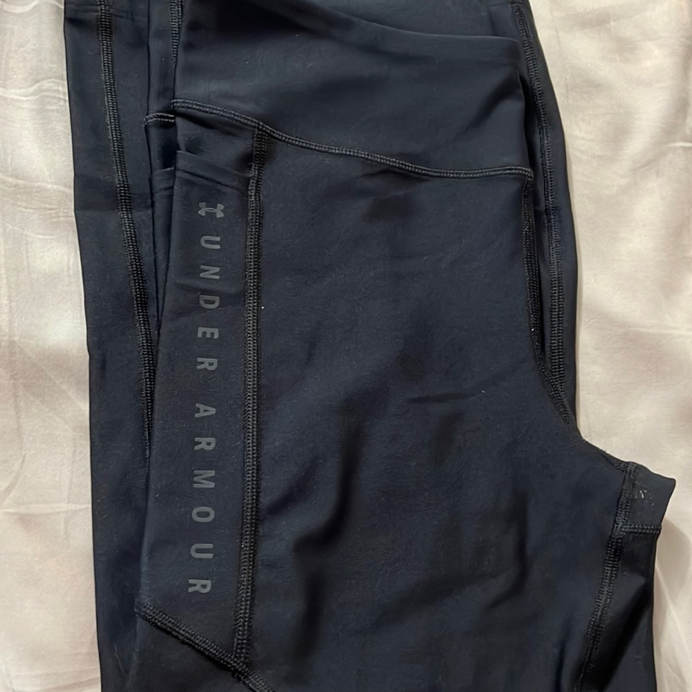 Large Under Armor Black Leggings